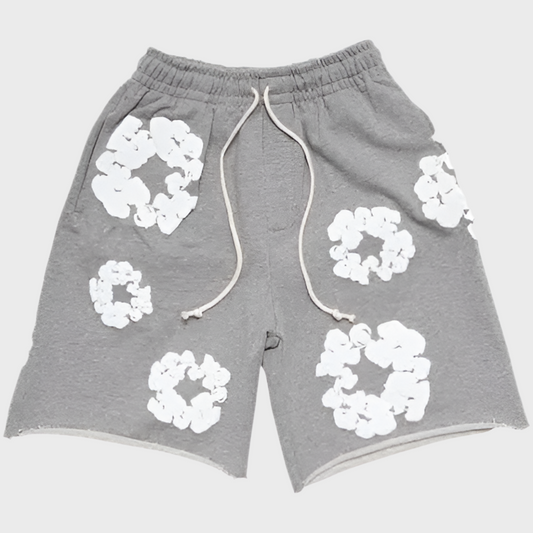 Short De nime gris clair