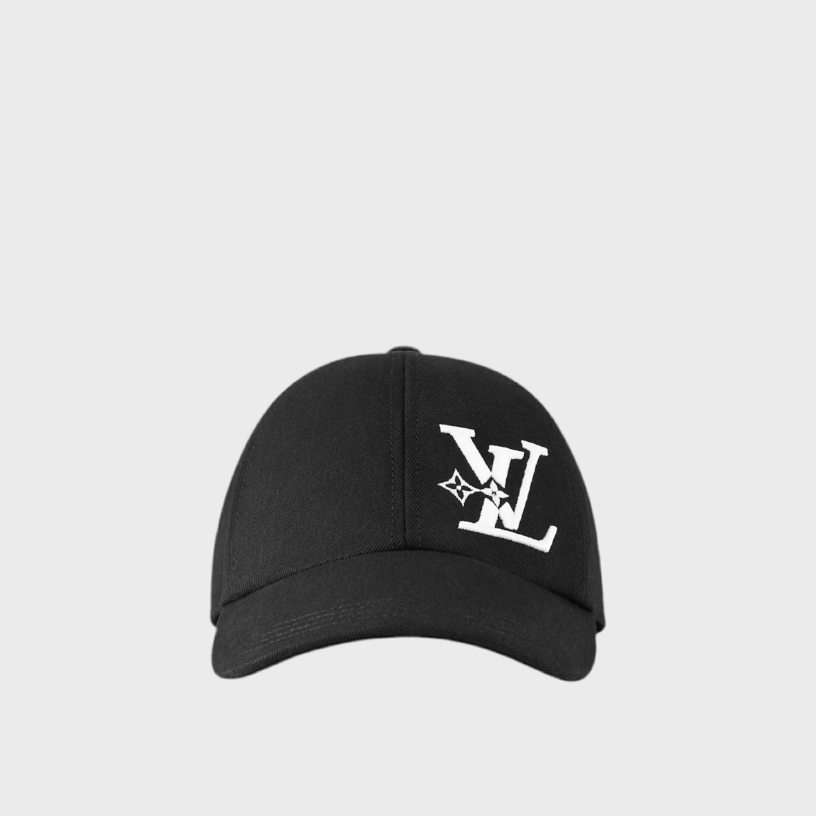 Casquette L.V black logo white
