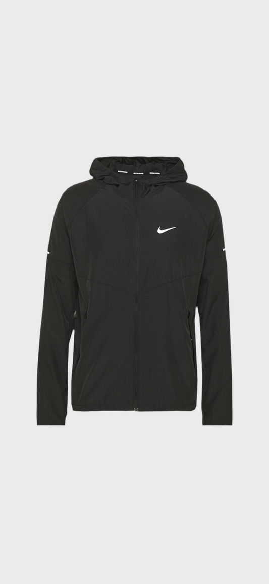 Veste Running N noir logo réflechissant