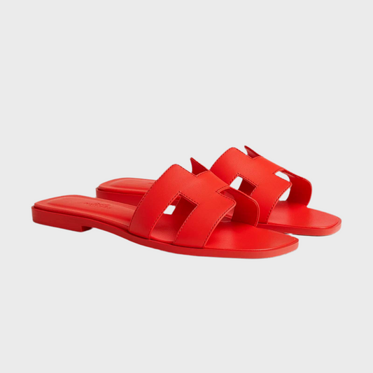 Claquettes hermS rouge